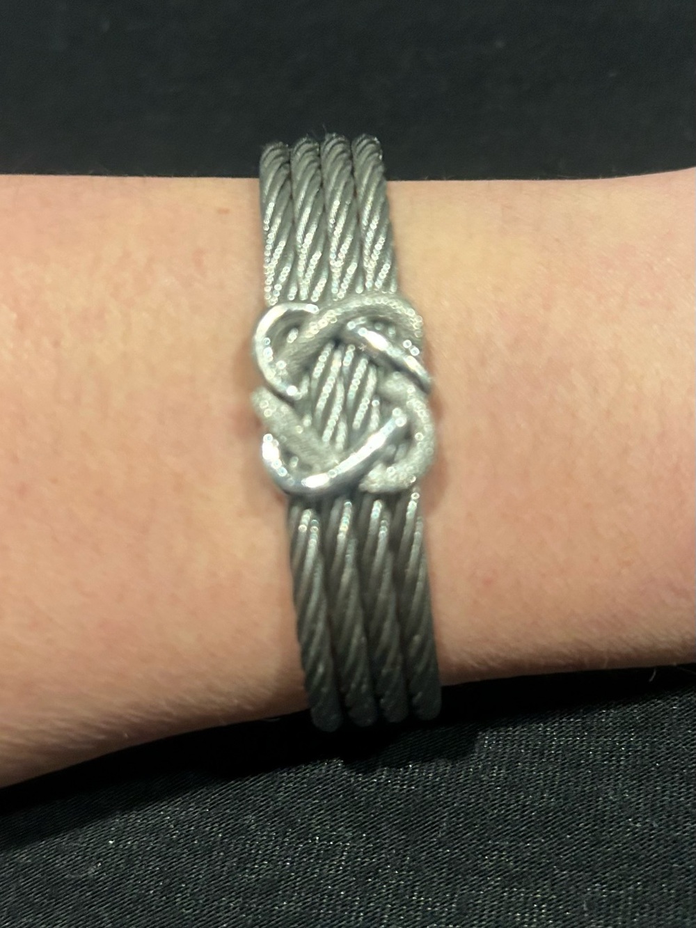 Charriol Silver Cable Knot Cuff Bracelet - Women Jewelry
